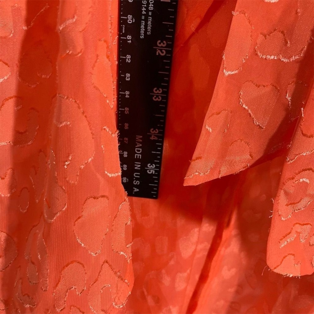 Guess Women's Sleeveless Wrap Romper Orange Size 2 Summer Casual - Picture 5 of 16